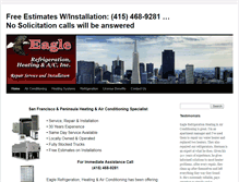 Tablet Screenshot of eagle-heating.com
